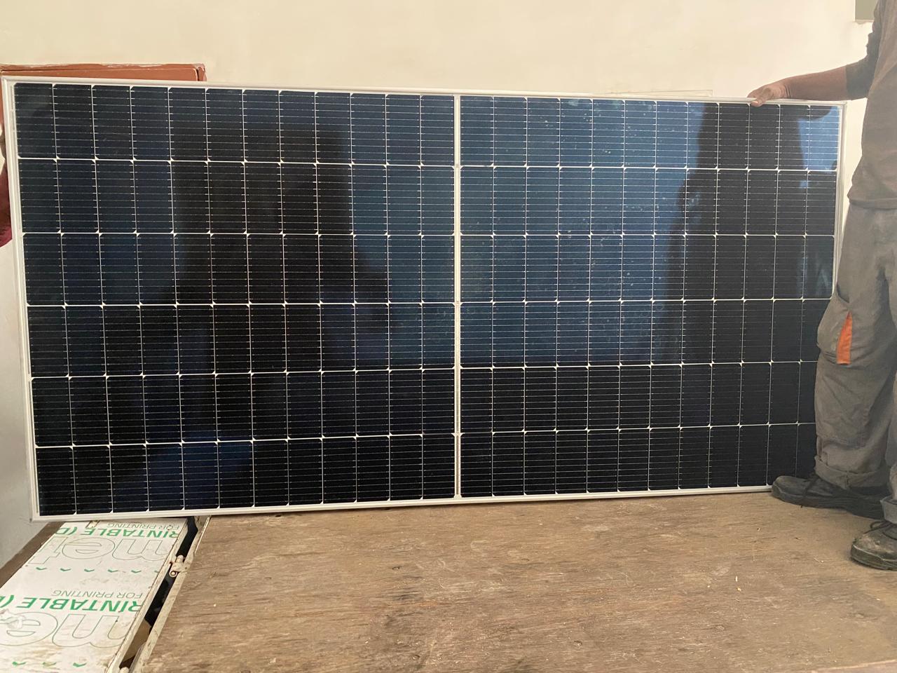 Solar panel plate installed by ASE Engineering